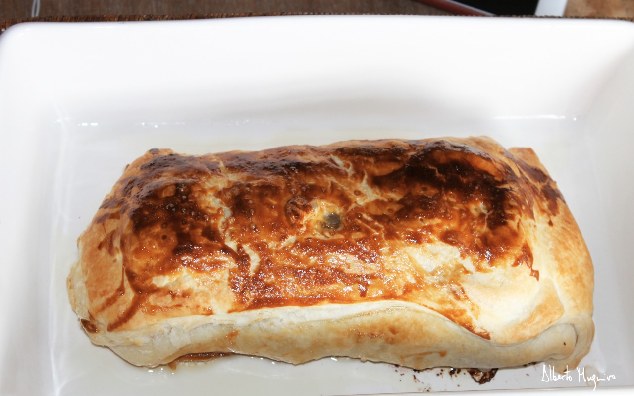 Solomillo con paté y hojaldre